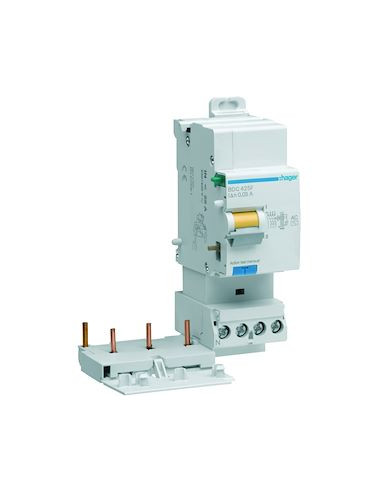 Bloc différentiel 3P+N 25A 30mA type AC HAGER BDC425F