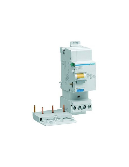 Bloc différentiel 3P+N 25A 30mA type AC HAGER BDC425F