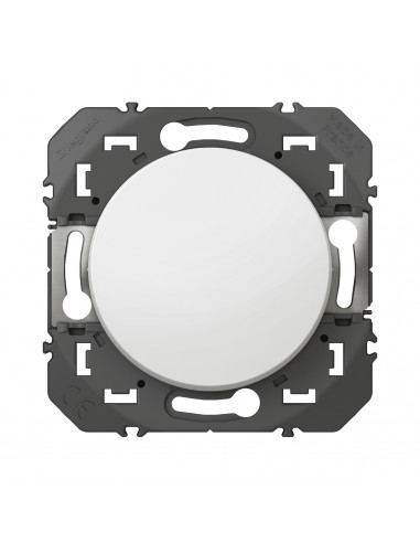 Poussoir simple Dooxie 6A 250V~ finition blanc LEGRAND 600004