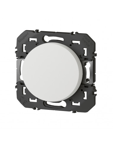 Poussoir simple Dooxie 6A 250V~ finition blanc LEGRAND 600004