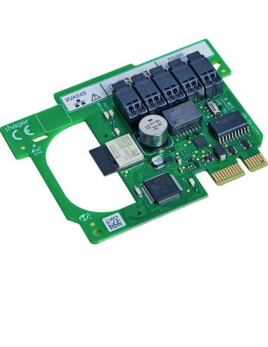 Carte de communication Ethernet wifi modbus pour borne de recharge witty one HAGER XVA245