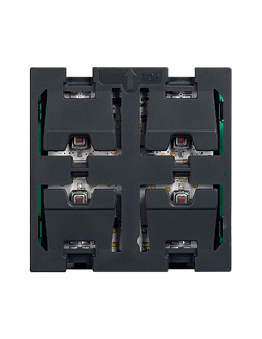 Actionneur Living Now avec commande intégrée pour volets motorisés MyHOME Up 2 modules BTICINO BTK4672M2S