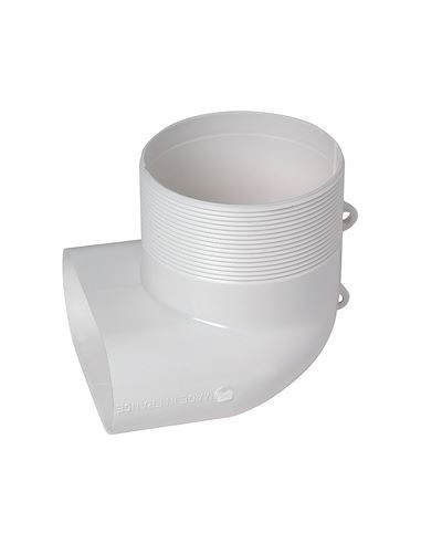 Coude mixte pour bouche D.80 mm...