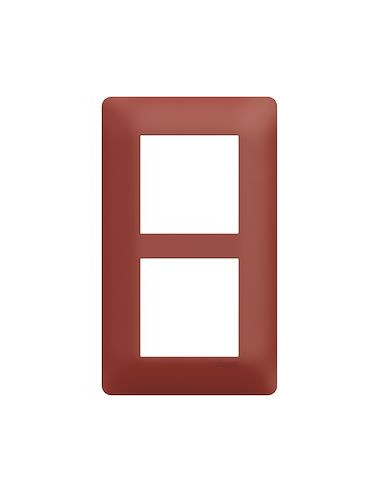 Plaque 2 postes essensya E57 Sierra HAGER WE566