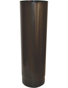 Tuyau émail D.150mm Longueur 50 cm Noir TEN 344501