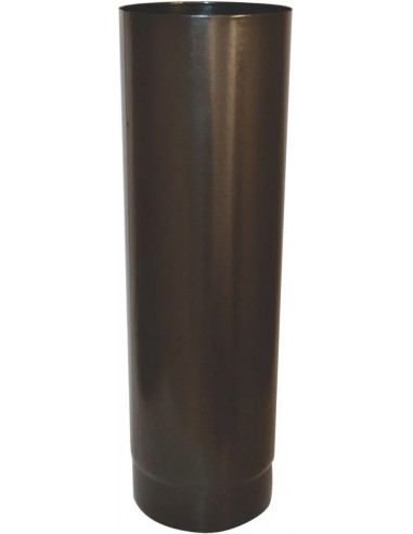 Tuyau émail D.150mm Longueur 50 cm Noir TEN 344501