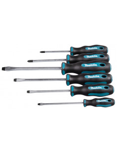 Jeu de tournevis 4 SL + 2 PZ MAKITA E-10512 2