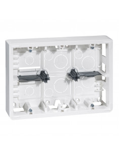 Cadre saillie profondeur 46mm Mosaic pour 2x6 , 2x8 ou 2x3x2 modules LEGRAND 080276