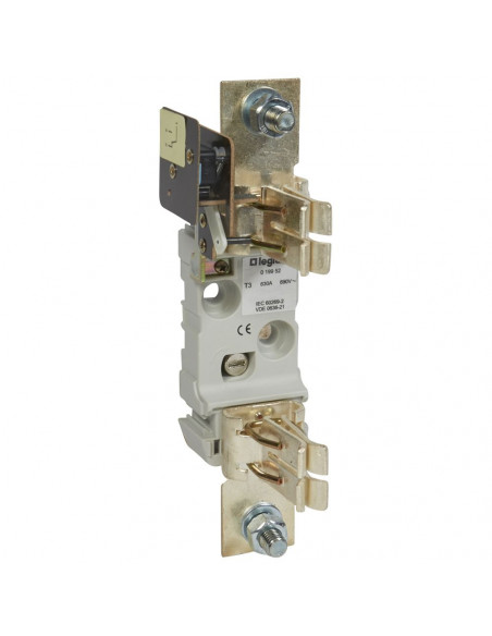 Socle pour cartouche à couteau taille 3 - 1 pôle à mini-rupteur 630A LEGRAND 019952