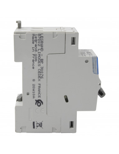 Interrupteur différentiel DX³-ID arrivée haute départ bas à vis 2 Pôles 230V~ 63A type AC 30mA 2 modules LEGRAND 411506