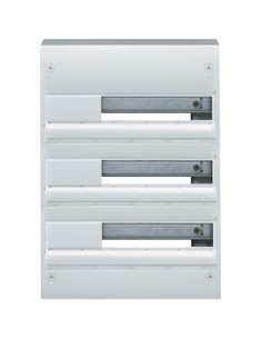 Coffret de distribution Gamma+ 18. 3 rangées 54 Modules HAGER GD318A