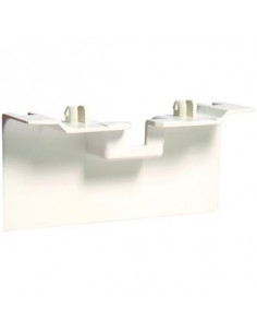 Pièce de recouvrement de support d'appareillage pour plintheSL20080 Pure HAGER SL20080AF9016