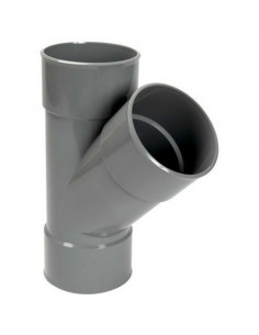 Culotte PVC vidange 45 ° femelle/femelle ⌀40mm NICOLL BH144 2