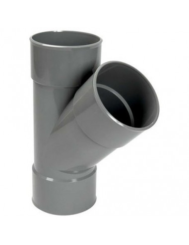 Culotte PVC vidange 45 ° femelle/femelle ⌀40mm NICOLL BH144