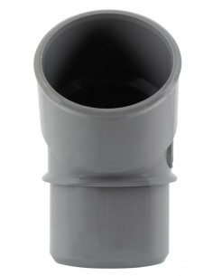 Coude mâle femelle 45° diamètre 40mm NICOLL CH4