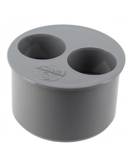 Tampon de réduction pour adaptation sur tube mâle-femelle ø93/40/40mm NICOLL TT44