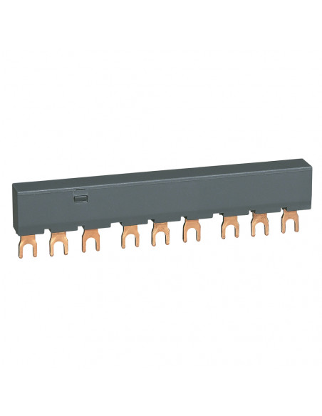 Peigne d'alimentation pour raccorder 3 disjoncteurs moteurs MPX³32 en parallèle LEGRAND 417473
