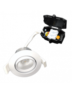SPOT FOLK BLANC 6W INCLINABLE 3000K ASLED FOL6WBC