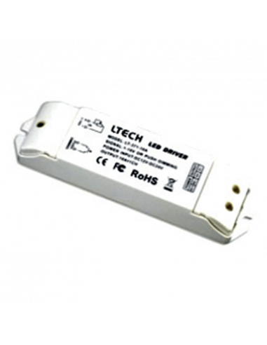 CONTROLEUR RUBAN LED SUR BOUTON POUSSOIR ASLED LT-701-12A