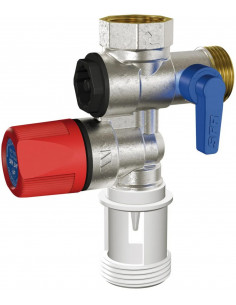 Groupe de sécurité chauffe-eau 20x27 inox 52570 WATTS INDUSTRIES 2252570 2