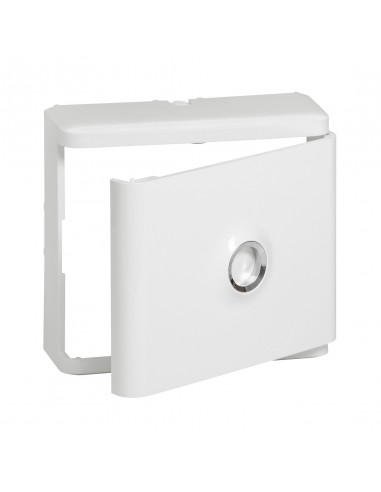 Habillage avec porte blanche pour platines de branchement DRIVIA Blanc LEGRAND 401185