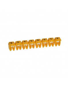 300 Repères CAB 3 pour filerie 1,5mm² à 2,5mm² avec signe conventionnel courant continu LEGRAND 038285 2