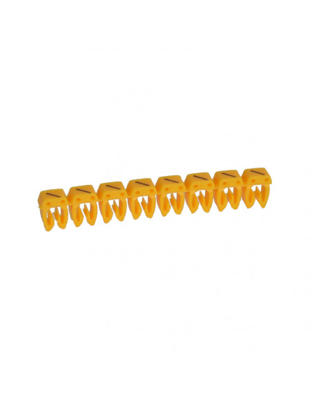 300 Repères CAB 3 pour filerie 4mm² à 6mm² avec signe conventionnel barre de fraction LEGRAND 038290