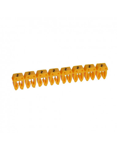 300 Repères CAB 3 pour filerie 4mm² à 6mm² avec signe conventionnel courant alternatif LEGRAND 038294