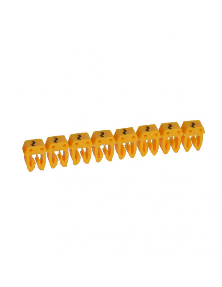 300 Repères CAB 3 pour filerie 4mm² à 6mm² avec signe conventionnel courant alternatif LEGRAND 038294