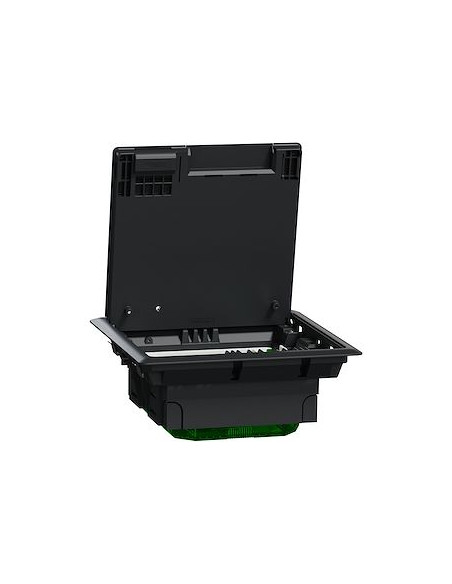 Unica System+ Boîtier de sol M 2x4 modules ou 4 postes plastique IK08 IP20 SCHNEIDER INS52120