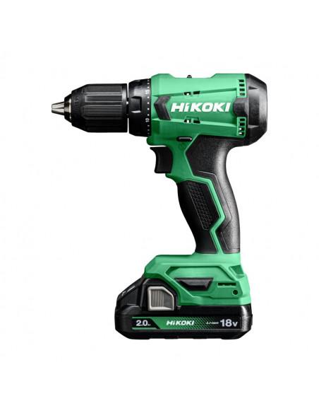 Perceuse visseuse 50Nm 18V 2Ah Li-ion Compact mandrin 13mm 0,9kg en coffret HIKOKI DS18DAWCZ