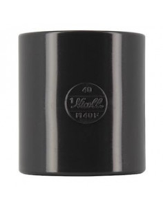 Manchon à coller femelle-femelle D.40 mm en PVC pression anthracite NICOLL M40F 2