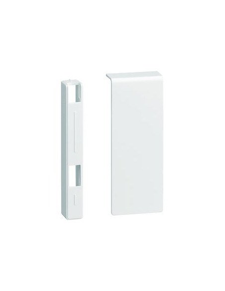 Embout pour plinthe SL 15x100mm Blanc Pure HAGER SL1510069016