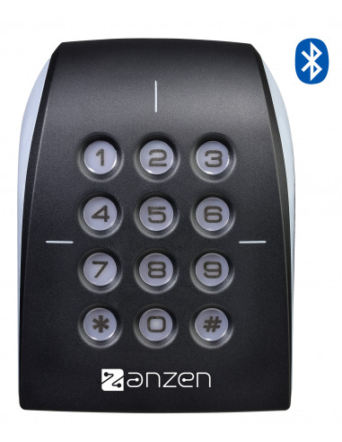 Lecteur proximité OSDP Bluetooth clavier intégré saillie LED IK10 / IP65 AZLECBLUEAC AIPHONE 180008