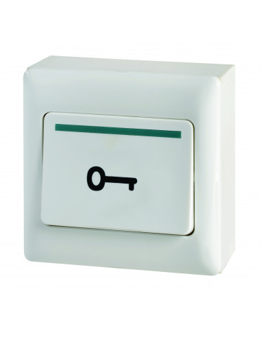 Bouton poussoir de sortie saillie à double sécurités no/nf en abs BPSP AIPHONE 120903