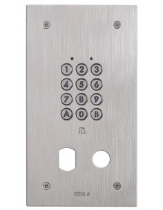 Clavier enc. résist. vandal 100 codes/2 relais ø 25 & ø 19 mm sans obturateur CIE4A AIPHONE 120192 2