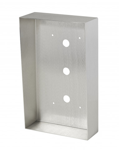 Cadre saillie inox avec visière pour ixdvfl & ixssal CSIXVAL AIPHONE 130361