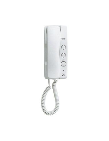 Combiné audio 2 fils avec un 2ème bouton de commande (+ 2 fils). DA1MD AIPHONE 110544