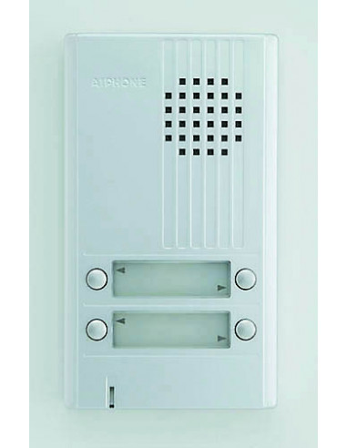 Platine saillie 4 bouton avec Façade aluminium. épaisseur 22mm DA4DS AIPHONE 110542