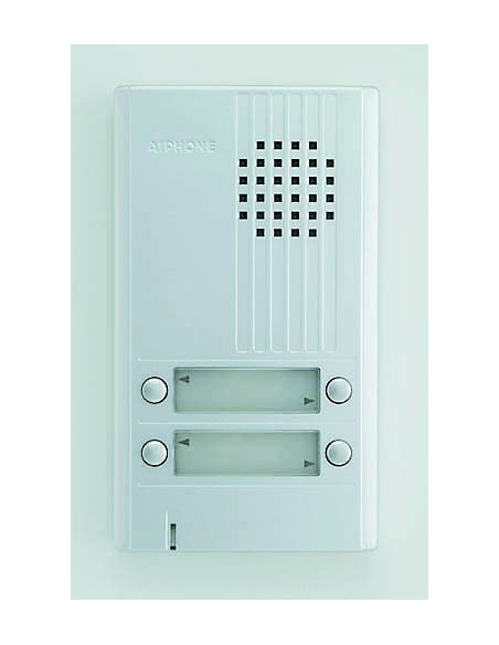 Platine saillie 4 bouton avec Façade aluminium. épaisseur 22mm DA4DS AIPHONE 110542