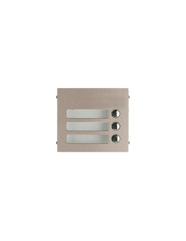 Façade en zamak 3 boutons d'appel pour gtsw GF3P AIPHONE 120006