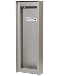 Cadre saillie aluminium avec visiere 4 modules p/GT AIPHONE GT104HB 200085 2
