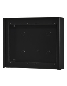 Cadre saillie avec visière anti-pluie finition noire satin pour 2 x GF2FB GT202HBB AIPHONE 200601