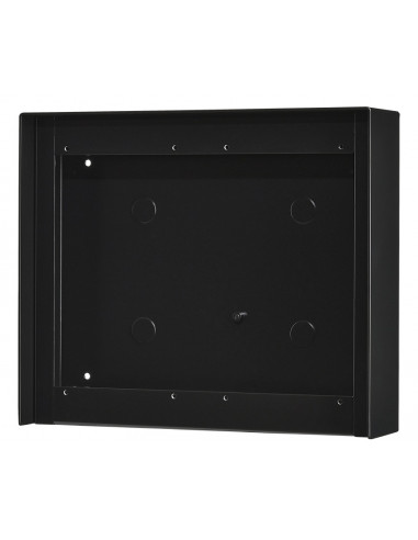 Cadre saillie avec visière anti-pluie finition noire satin pour 2 x GF2FB GT202HBB AIPHONE 200601