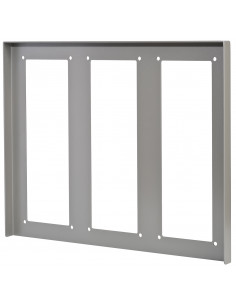 Visiere aluminium gamme GT pour 3 x GF3F AIPHONE GT303H 200092 2