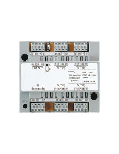 Distributeur vidéo de colonne pour 4 moniteurs gamme gt GT4Z AIPHONE 200022
