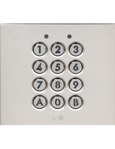 Module clavier 100 codes 2 relais avec façade pour gamme gt GTAC AIPHONE 200071