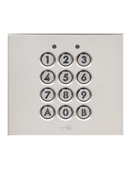 Module clavier 100 codes 2 relais avec façade pour gamme gt GTAC AIPHONE 200071