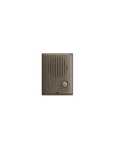 Platine audio saillie 1 bouton d'appel pour porte palière gamme gt GTD AIPHONE 200056