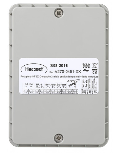 Recepteur hf 868mhz hexact avec antenne intégrée  HERECEPT868 AIPHONE 150018